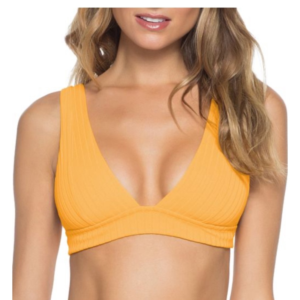 Becca ribbed bikini top